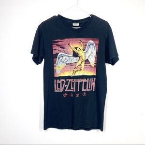VINTAGE 2000 Led Zeppelin Band Tee Icarus Swan Song Small